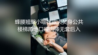 蜂腰翘臀小喵咪欲火焚身公共楼梯蹲地口硬肉棒无套后入